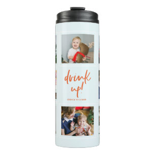 Bouteilles Isothermes Collage de photos Tumbler thermique