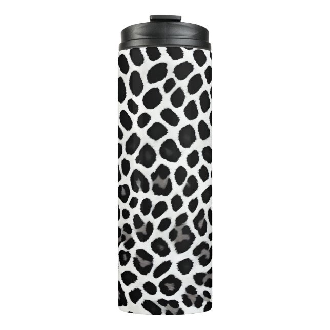 Bouteilles Isothermes Collection Luxe White Leopard Elégante (Devant)