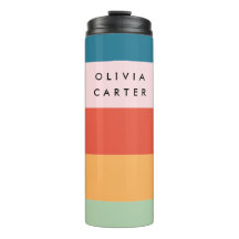 Coloré Super Rétro Horizontal Nom de bande