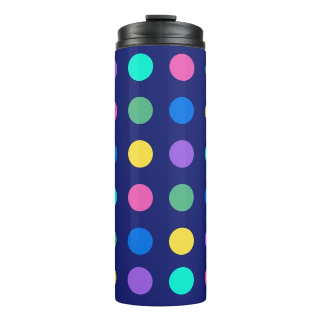 Bouteilles Isothermes Colorful Geometric Dots Drinkware Design -  (Devant)
