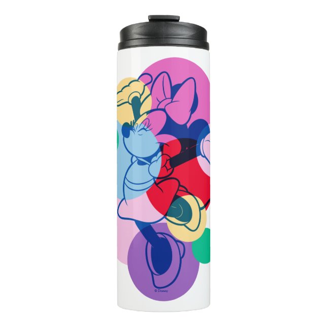Bouteilles Isothermes Colorful Minnie Mouse Modern Pop Art (Devant)
