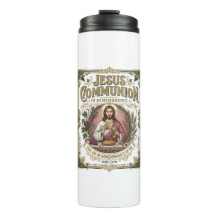Bouteilles Isothermes Communion Jésus Communion Jésus Foi chrétienne Vi