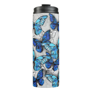 Bouteilles Isothermes Composition des White and Blue Butterflies