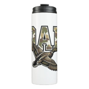 Bouteilles Isothermes Conception de chemise vectorielle Camo Papa Canard