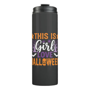 Bouteilles Isothermes Conception de fantôme Halloween Girl Love_1