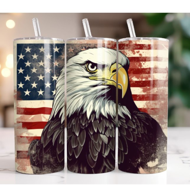 Bouteilles Isothermes Conception de l'aigle patriotique Paruline thermiq (Eagle Thermal Tumbler)