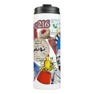 Bouteilles Isothermes Conception de stickers en collage tunisien | Cultu