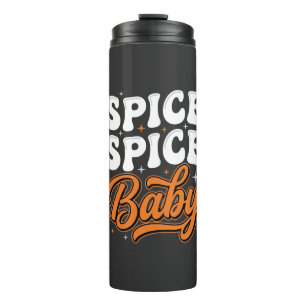 Bouteilles Isothermes Conception de typographie rétro Halloween Spice Sp