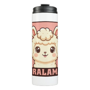 Bouteilles Isothermes Conception d'illustration de lama mignon