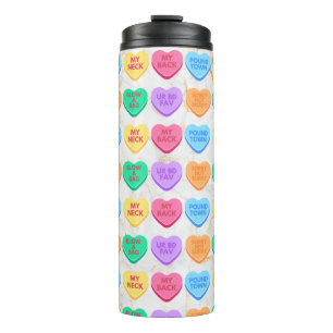 Bouteilles Isothermes Conversation inappropriée Coeurs bonbons