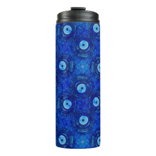 Bouteilles Isothermes Cool, art numérique moderne de bleu mauvais oeil m