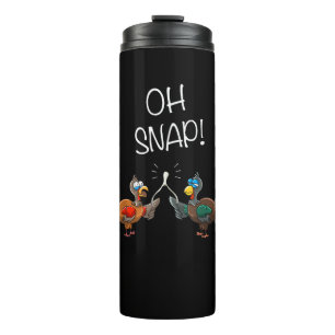 Bouteilles Isothermes Cool Oh Snap ! _ Dinde drôle avec cadeau de Thanks