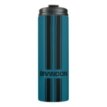 Cool personnalisé Turquoise bleu noir course autom