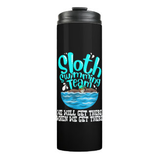 Bouteilles Isothermes Cool Sloth Swimmer Équipe de baignade Animale amus
