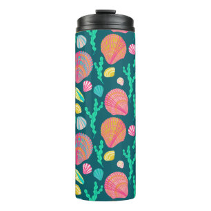 Bouteilles Isothermes Coquillages et Motifs d'algues