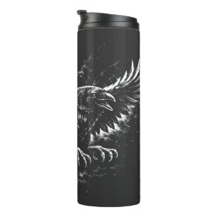 Bouteilles Isothermes Corbeau gothique – par BurnsInHell