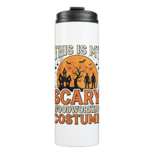 Bouteilles Isothermes Costume de menuiserie effrayant Halloween Design V