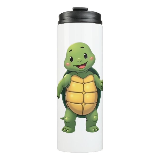 Bouteilles Isothermes Costume d'Halloween tortue cool sans tête _ Funny  (Devant)