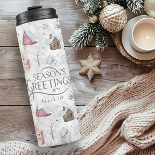 Bouteilles Isothermes Cosy Home Christmas Pink ID985