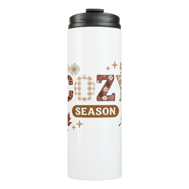 Bouteilles Isothermes Cosy Season T-Shirt surdimensionné (Devant)