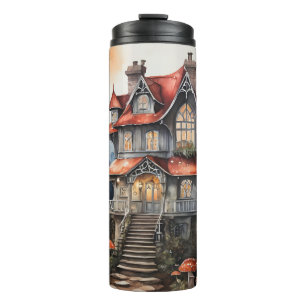 Bouteilles Isothermes Cottage éffrayant Cottage Haunted Mushroom House P