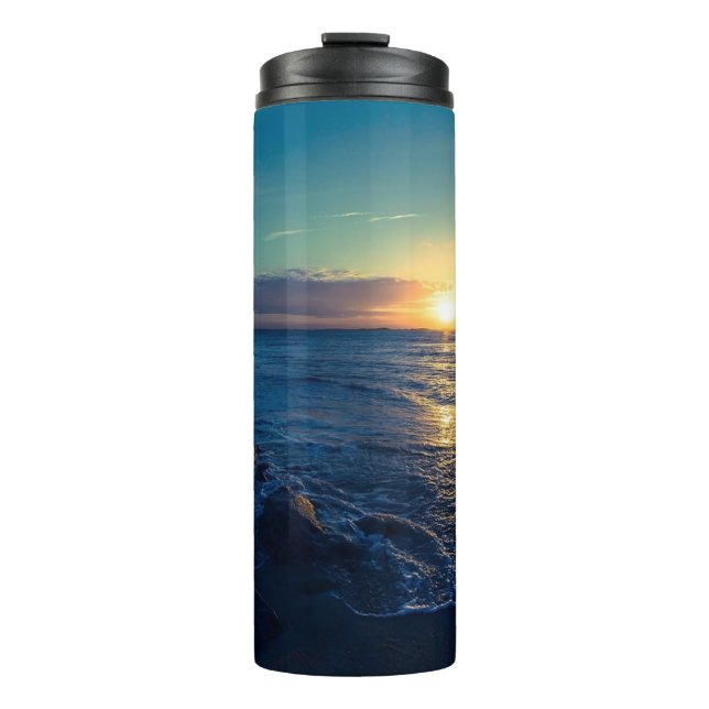 Bouteilles Isothermes Coucher de soleil Ocean Horizon (Devant)