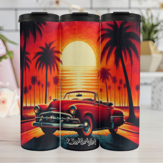 Bouteilles Isothermes Coucher de soleil rétros avec convertible classiqu