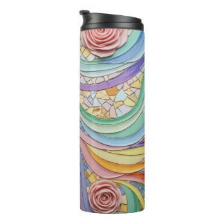 Bouteilles Isothermes Couleurs florales mosaïques