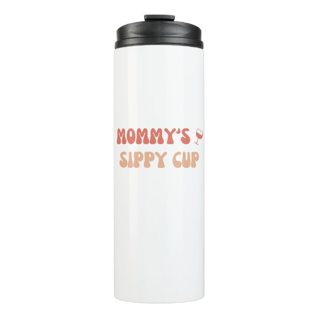 Bouteilles Isothermes Coupe Sippy de maman - Drôle Tumbler Thermique pou (Devant)
