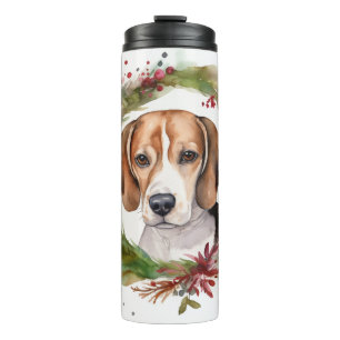 Bouteilles Isothermes Couronne de Noël festive de Beagle
