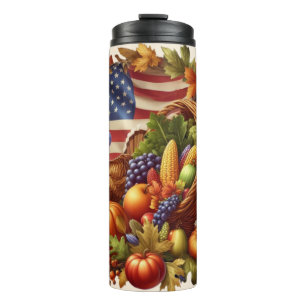 Bouteilles Isothermes couronne de Thanksgiving USA/Américain