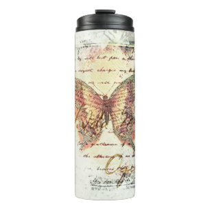 Bouteilles Isothermes Courrier papillon vintage