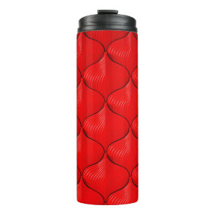 Bouteilles Isothermes Coussin rouge texture cuir