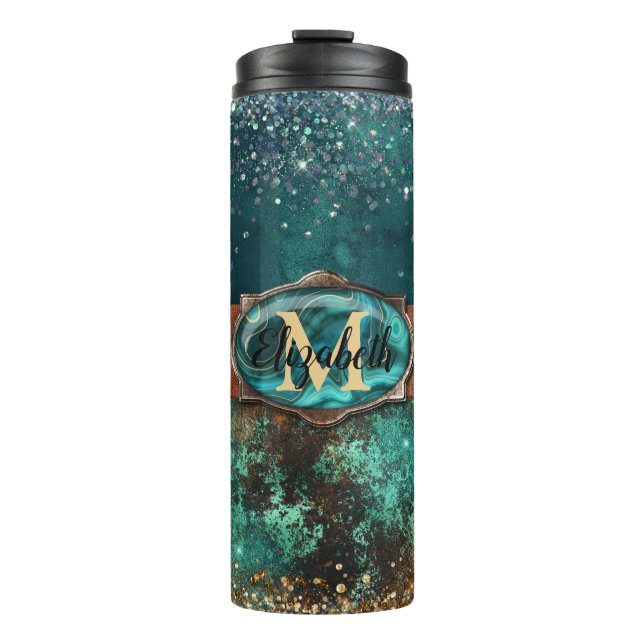 Bouteilles Isothermes Cowgirl Parties scintillant Monogram Thermal Tumbl (Devant)