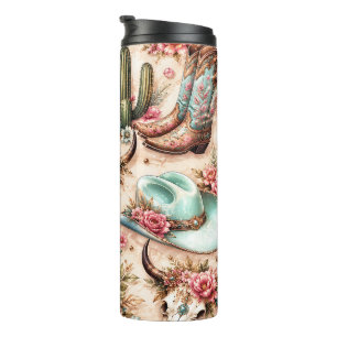 Bouteilles Isothermes Cowgirl Western