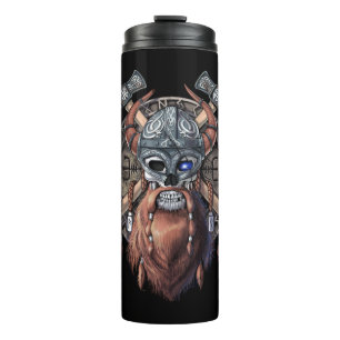 Bouteilles Isothermes Crâne guerrier viking