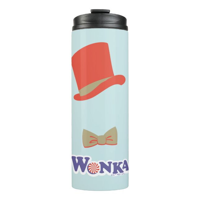 Bouteilles Isothermes Cravate Wonka Top Hat & Bow (Devant)