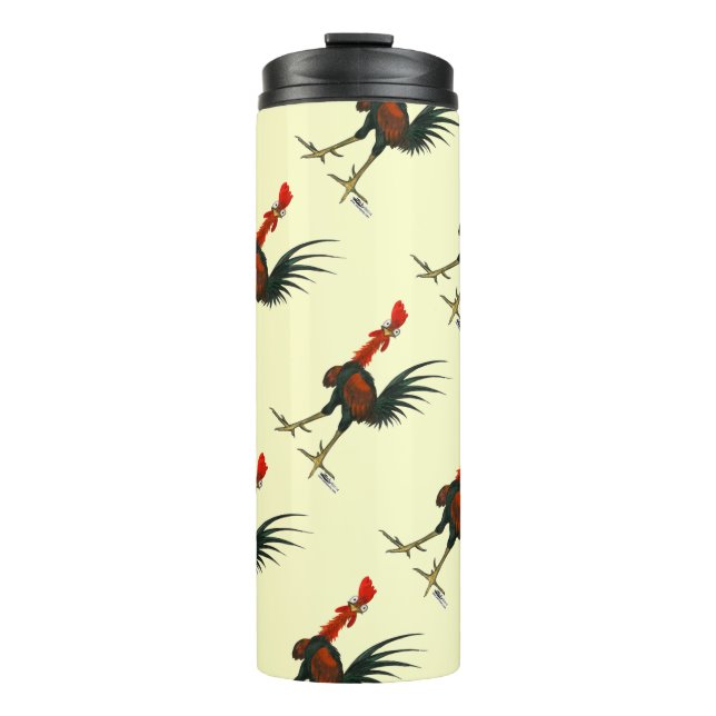 Bouteilles Isothermes Crazy rooster (Devant)