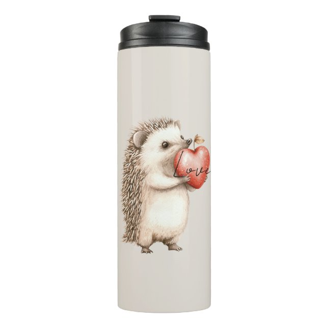 Bouteilles Isothermes Cream Hedgehog Heart Love (Devant)