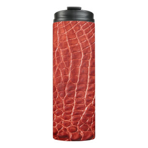 Bouteilles Isothermes Crocodile texture cuir
