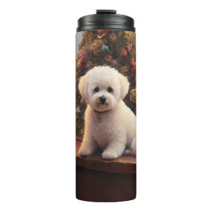 Bouteilles Isothermes Croisière de Noël de Bichon Frise : Pawsome Holida