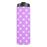 Croix blanches sur lilas