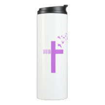 Croix du salut avec des colombes