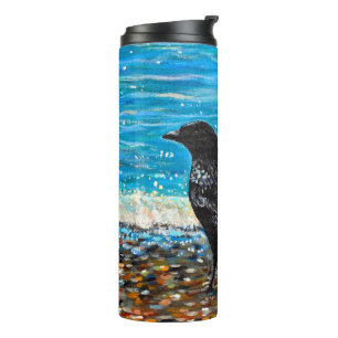 Bouteilles Isothermes Crow on the Beach 2 Peinture