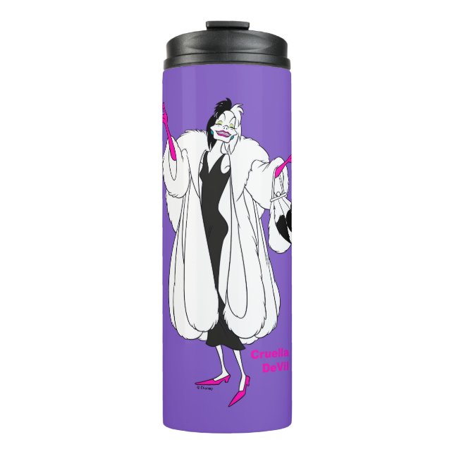 Bouteilles Isothermes Cruela de Vil| Accessoires Magenta (Devant)
