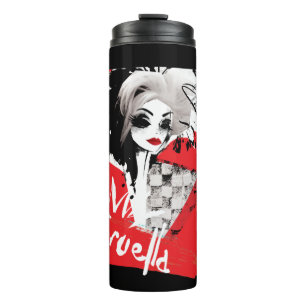 Bouteilles Isothermes Cruella  Collage Cruella du modèle de mode
