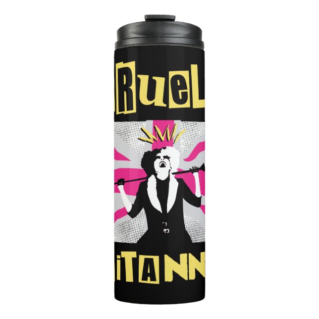 Bouteilles Isothermes Cruella| Cruell Britannia Flag Pop Art (Devant)