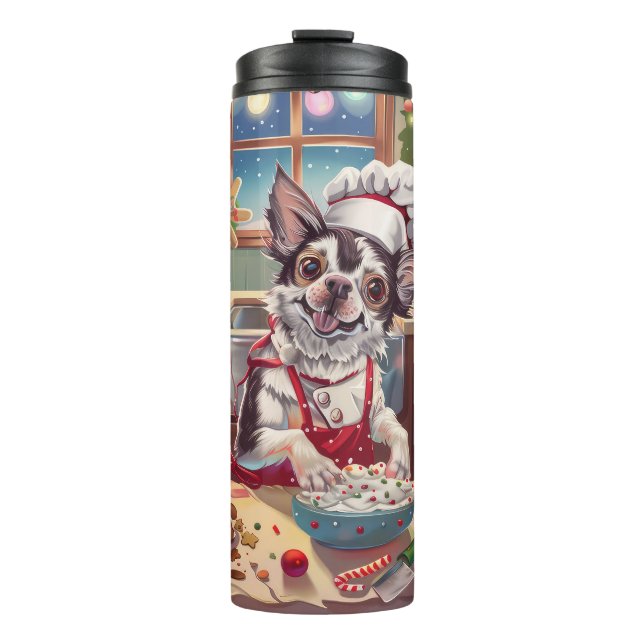 Bouteilles Isothermes Cuisine de Noël Chinoise : Noël Festif (Devant)