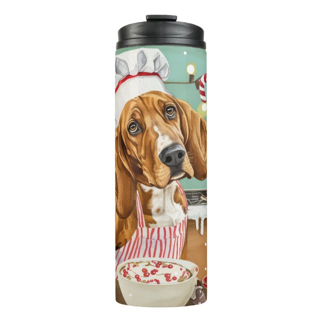 Bouteilles Isothermes Cuisine de vacances Coonhound : Festive Noël (Devant)