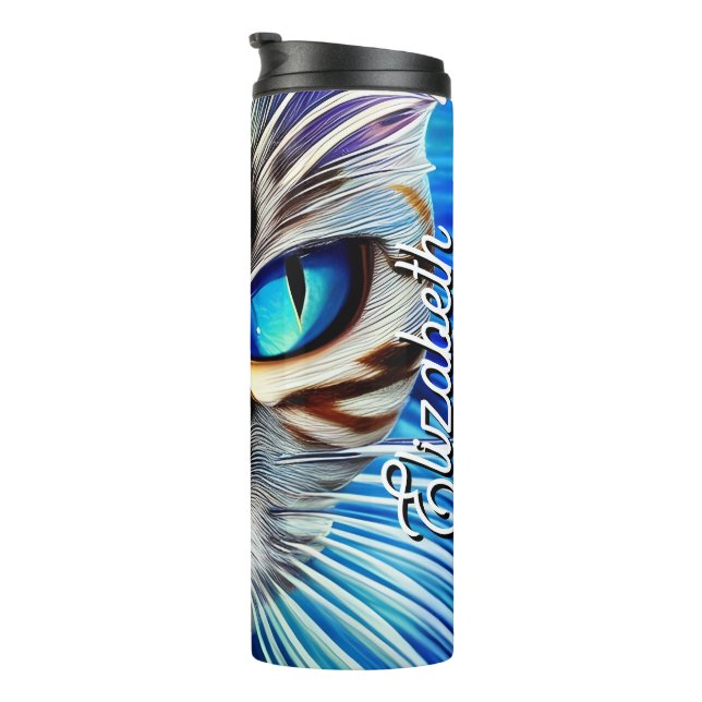 Bouteilles Isothermes Cuisine personnalisée Blue Ocean Wave personnalisé (Tourné sur la droite)